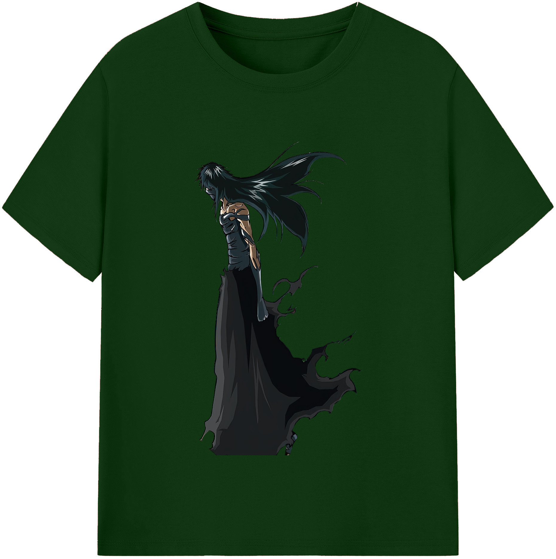 （画像用） ブリーチ 黒崎一護（くろさき いちご）BLEACH Kurosaki Ichigo 綿100％半袖Tシャツ（フロントプリント）